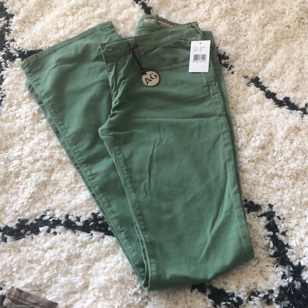 NWT AG green Jeans SOFT!!